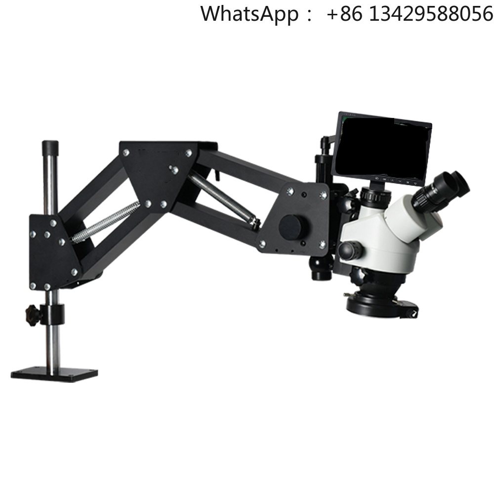 10inch 2K Resolution LED Illum - Trinocular Stereo Microscope 7X-45X recension och pris