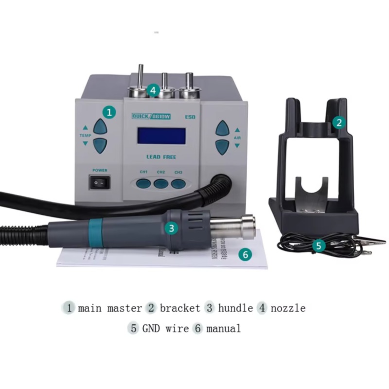 Original 1000W    QUICK 861DW  - Hot Air Rework Station 861Dw recension och pris