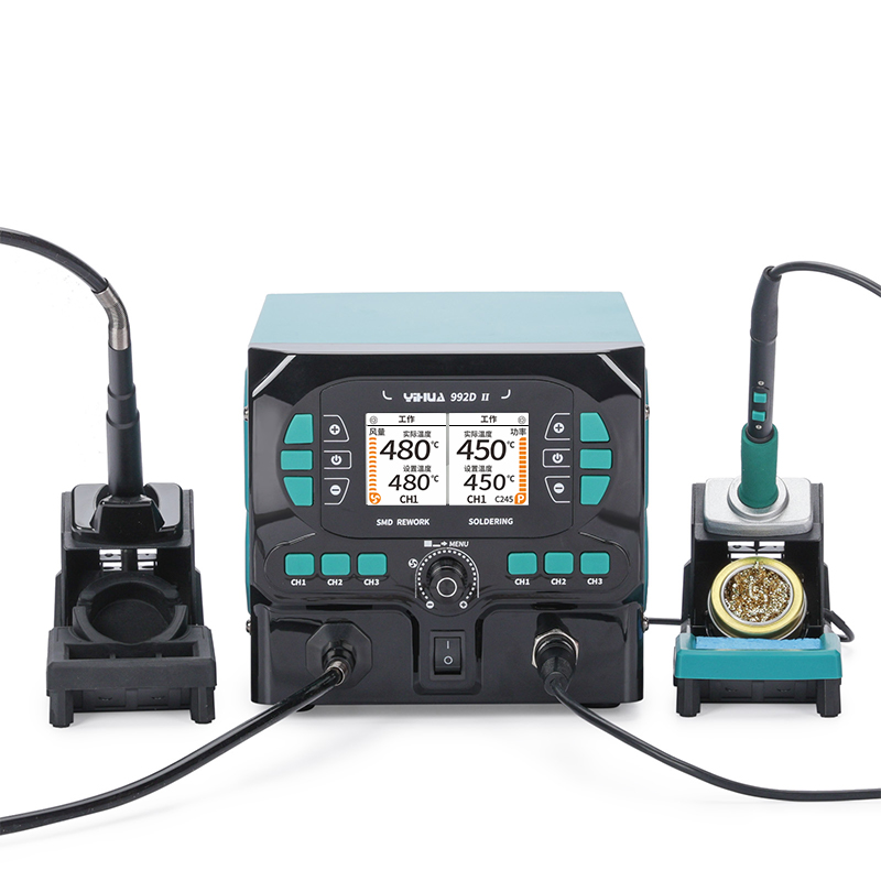YIHUA 992D-II 2 In 1 LCD Displ - C210 Precision Soldering Station recension och pris