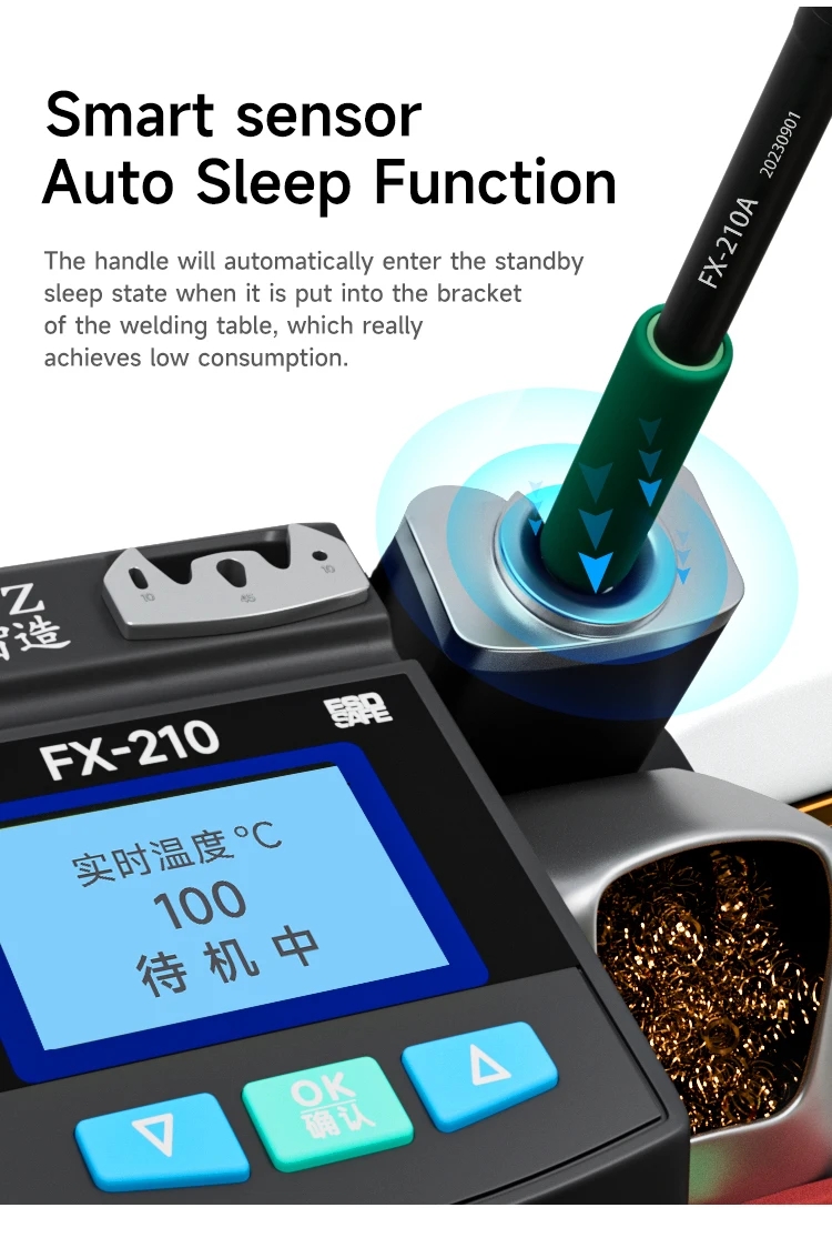 XZZ FX-210 Super Precision Sol - C210 Precision Soldering Station recension och pris